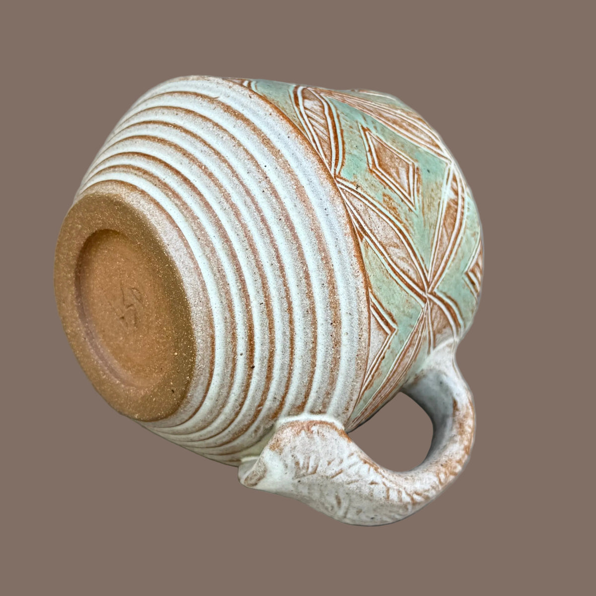 Carved Coffee Cup
