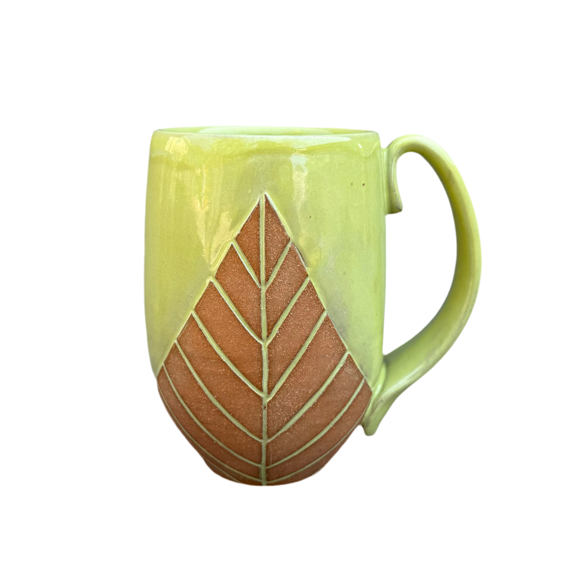 Green Leaf Mug