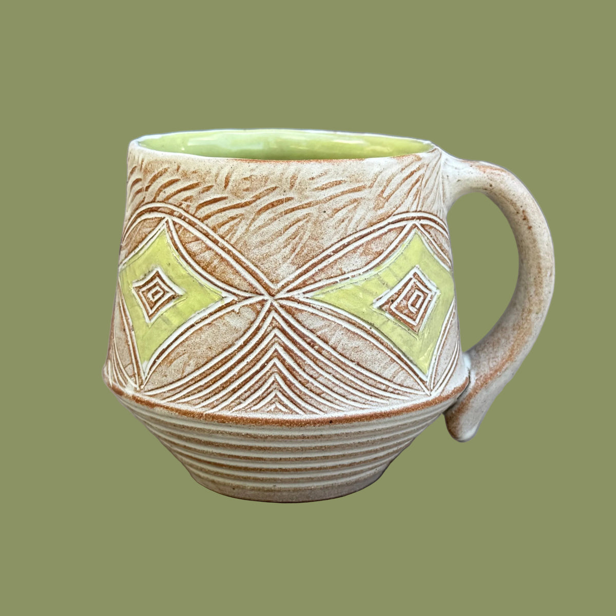 Carved Coffee Cup