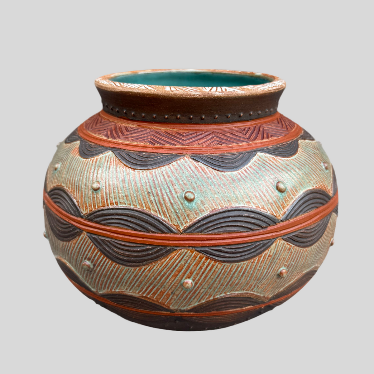Earth Tone Rain Vase