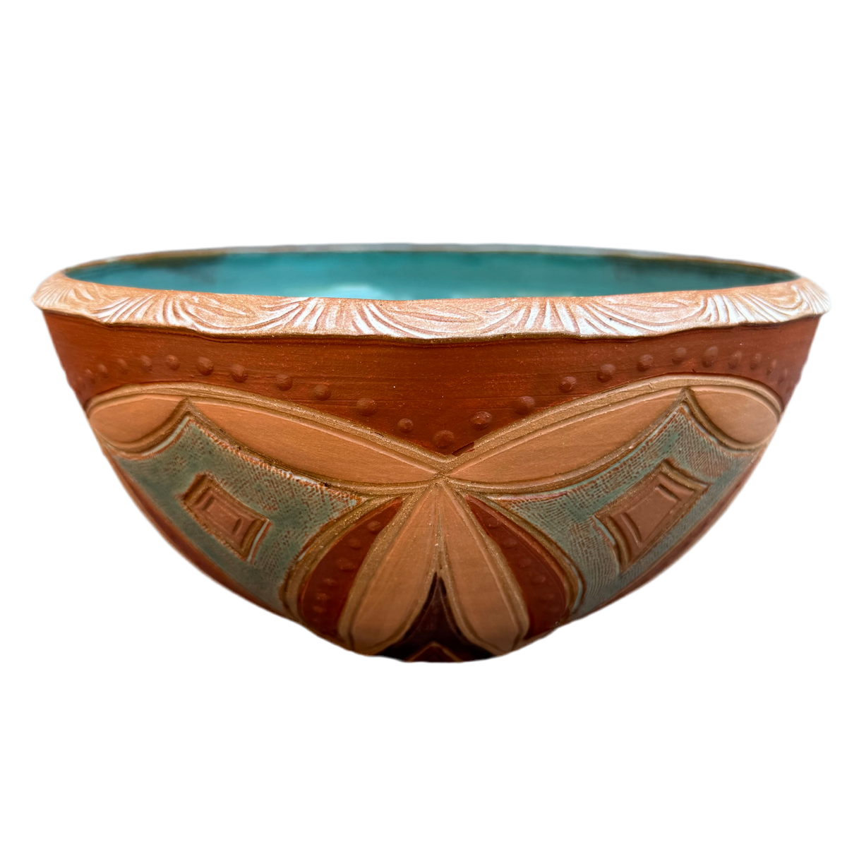 Earth Tone Serving Bowl