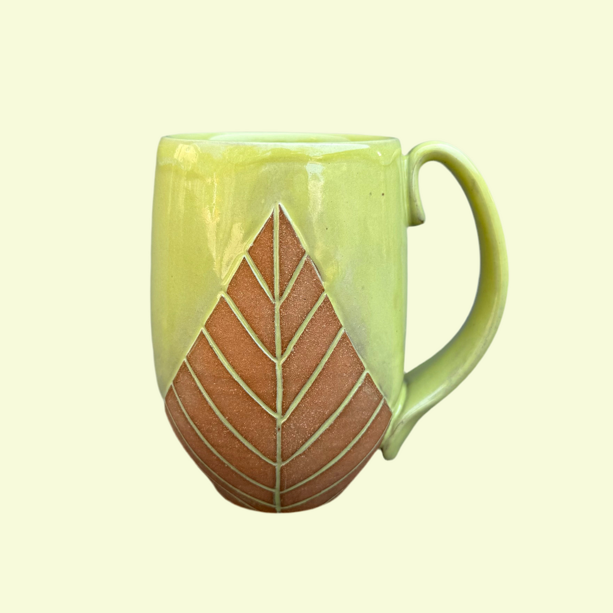 Green Leaf Mug