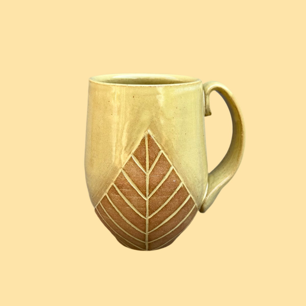 Yellow Leaf Mug