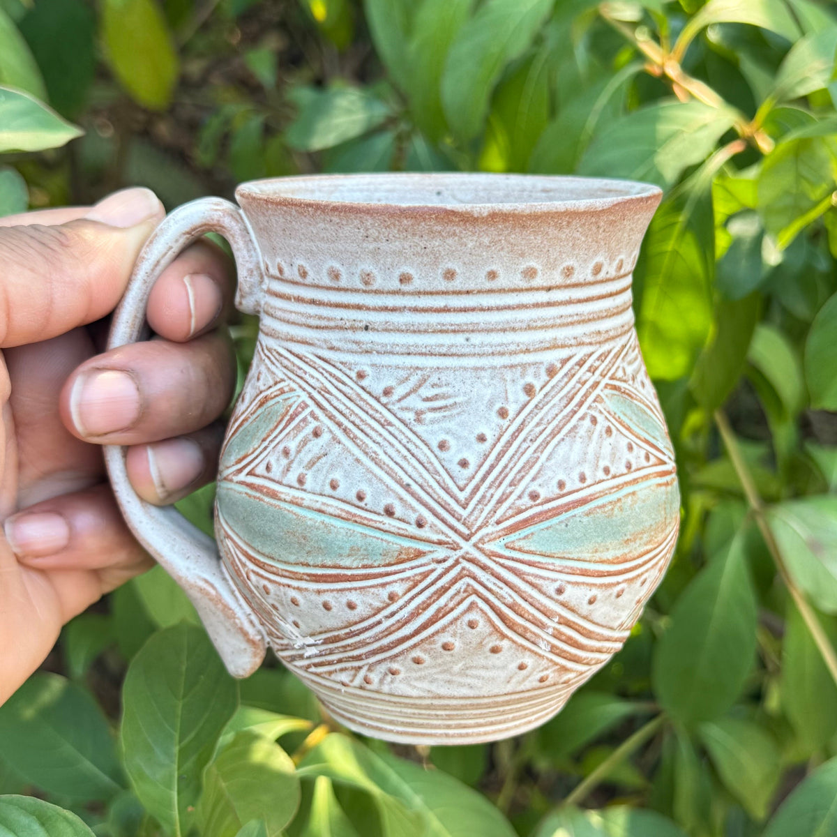 Carved Mug