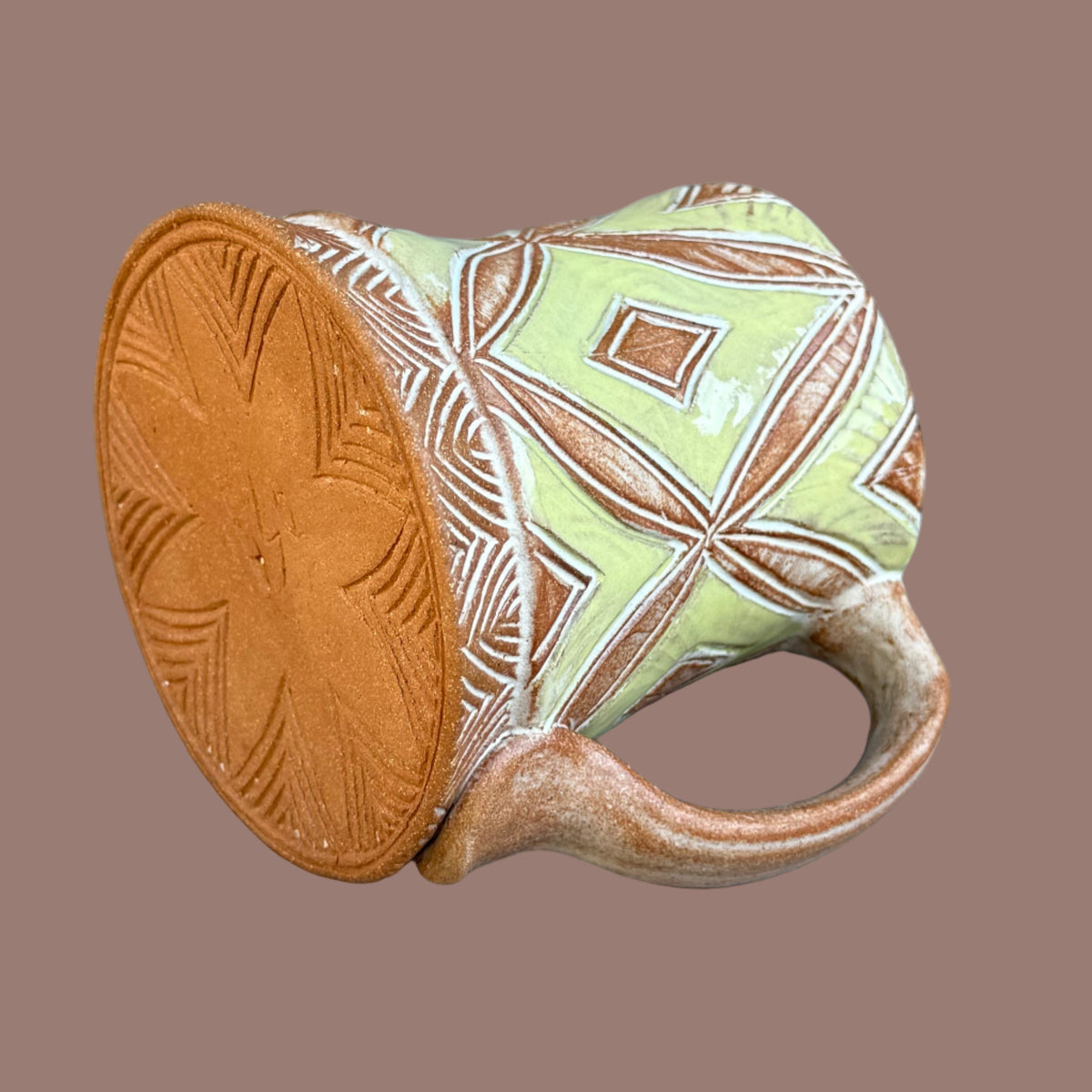 Chartreuse Diamond Mug