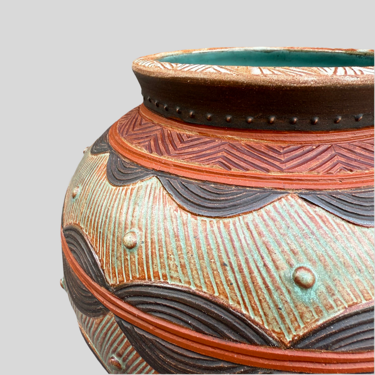 Earth Tone Rain Vase