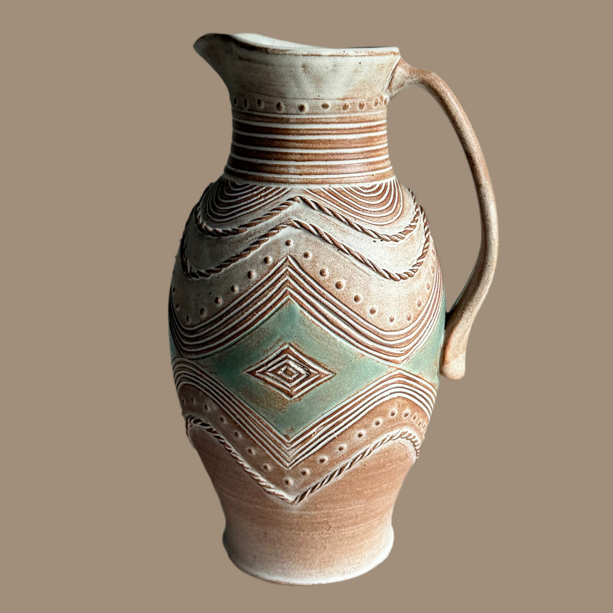 Coil Decorated Pitcher
