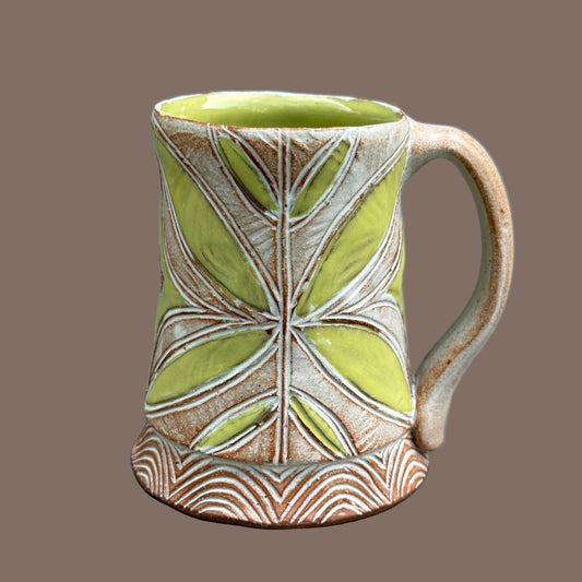 Green Leaf Mug
