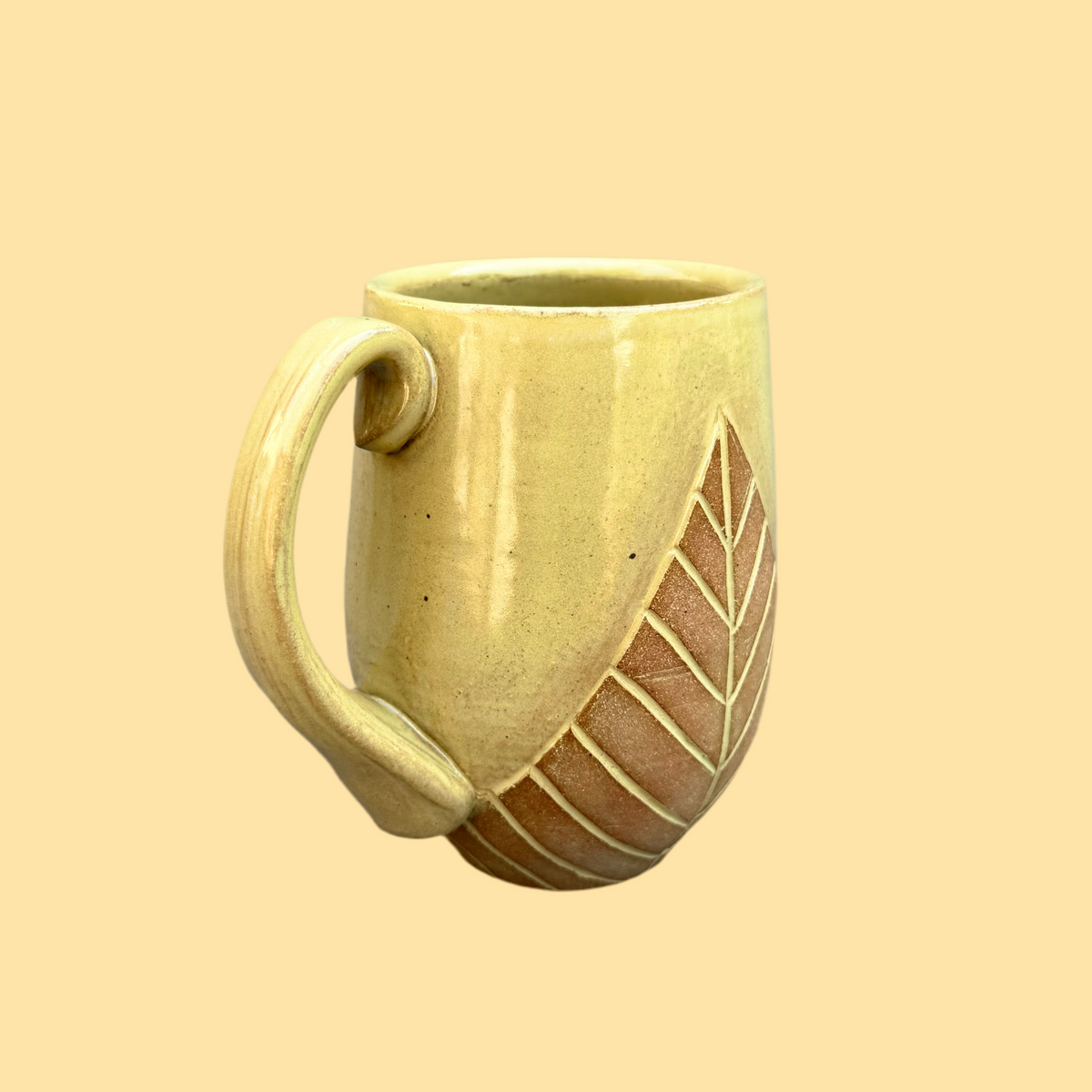 Yellow Leaf Mug