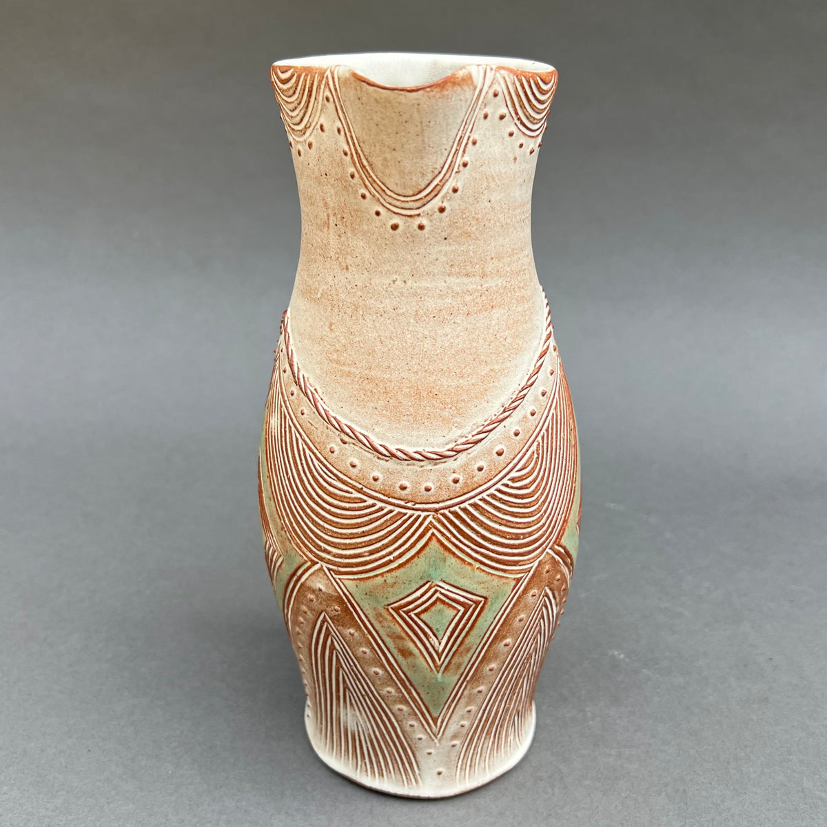 Coil Decorated Pitcher