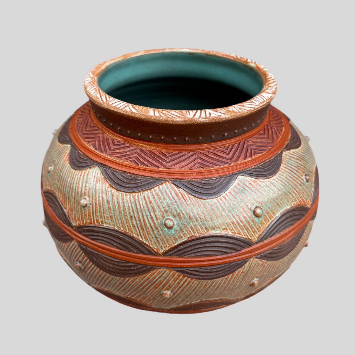 Earth Tone Rain Vase