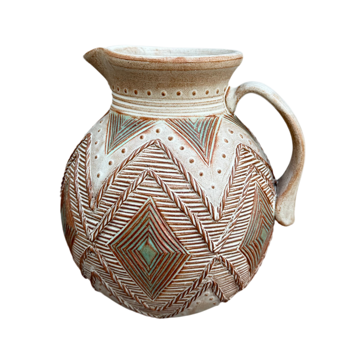 Coil Decorated Pitcher