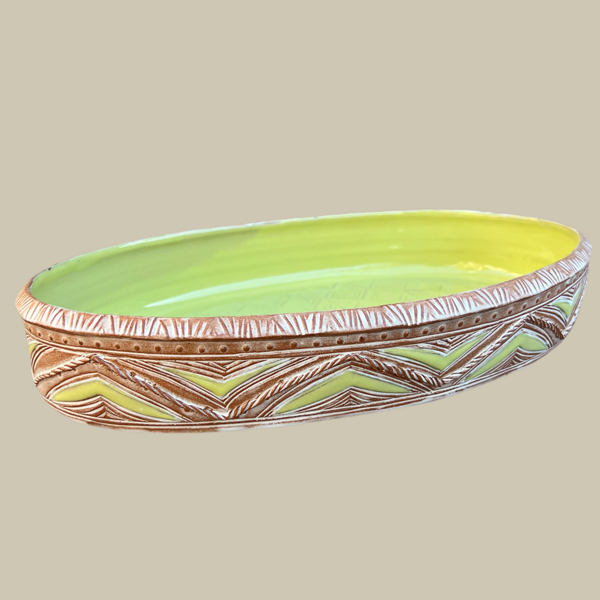 Ovale Servierplatte