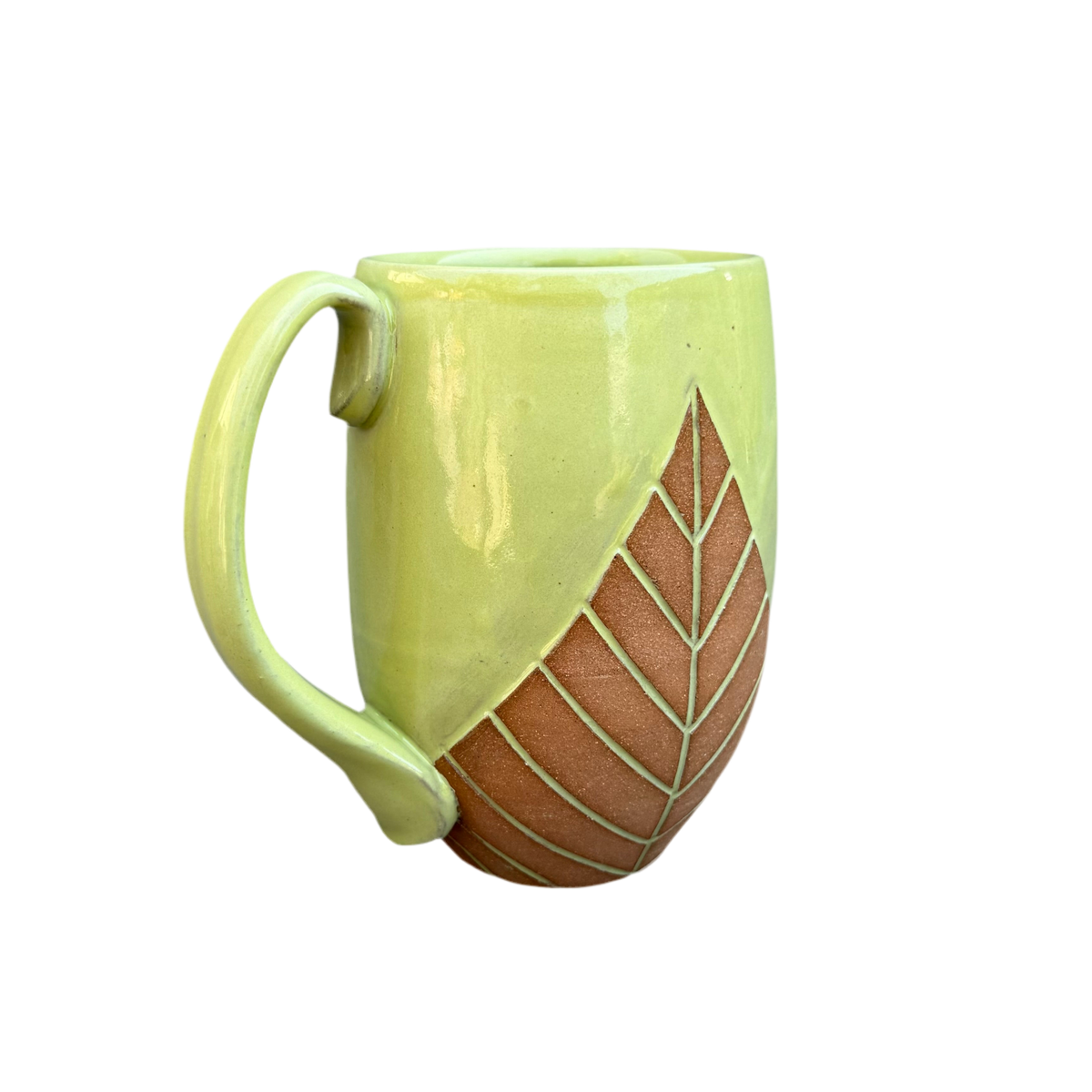 Green Leaf Mug