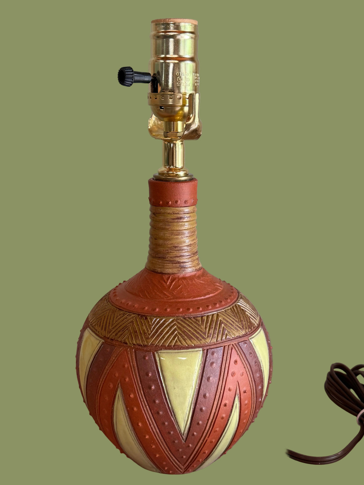 Earth Tone Desk Lamp