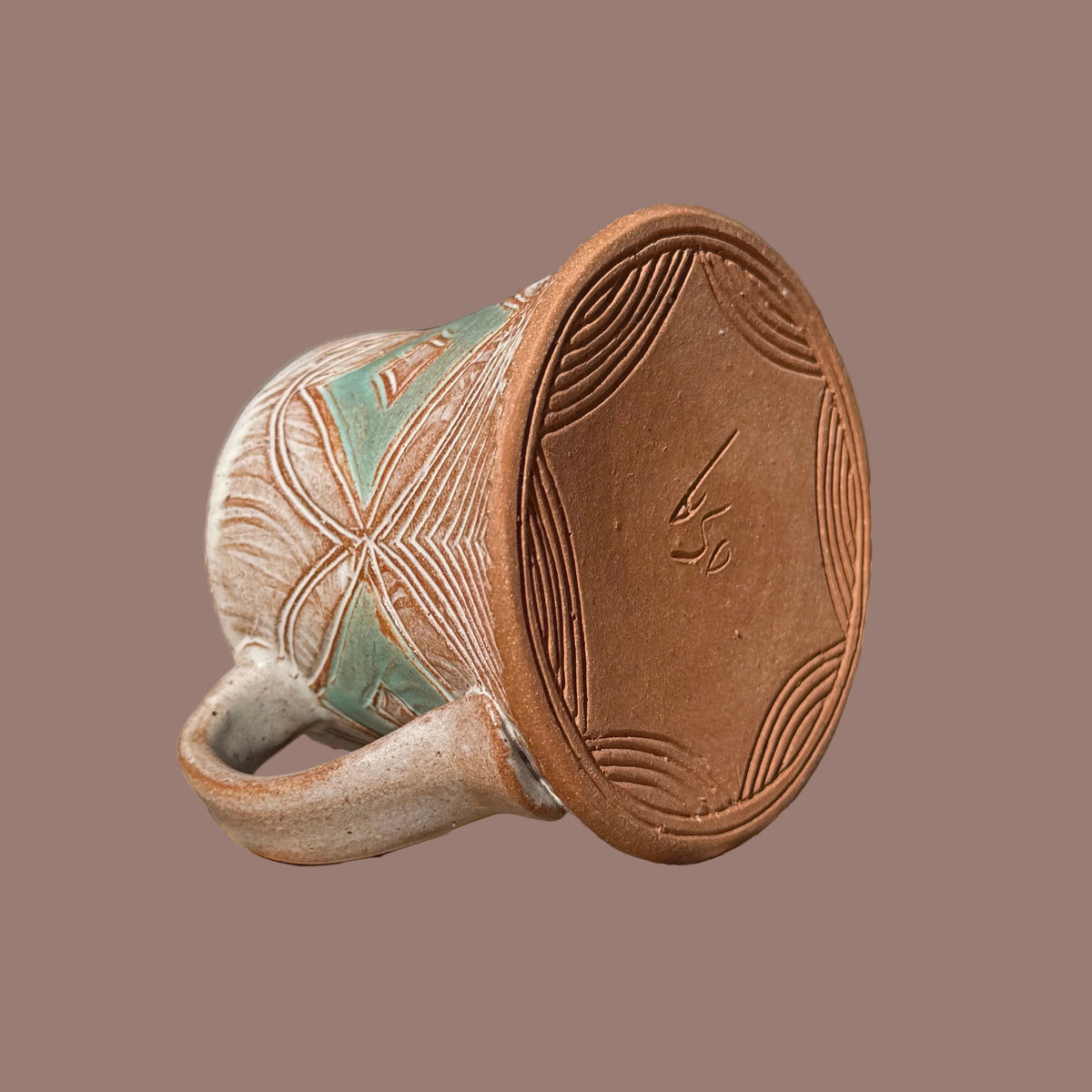 Carved Coffee Cup