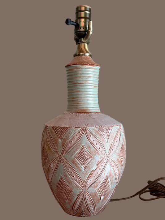 Aqua Diamond Lamp