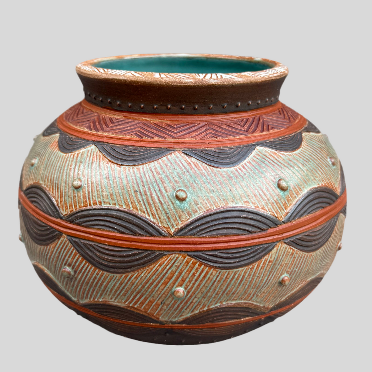 Earth Tone Rain Vase