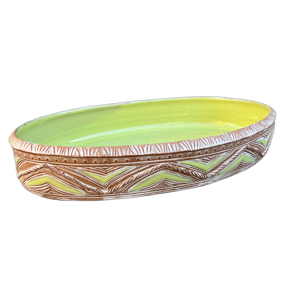 Ovale Servierplatte