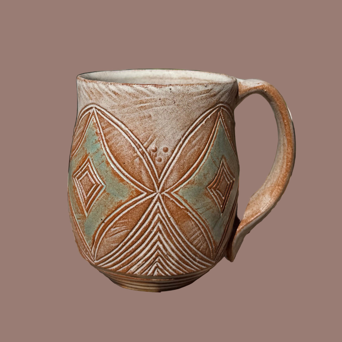 Carved Coffee Cup