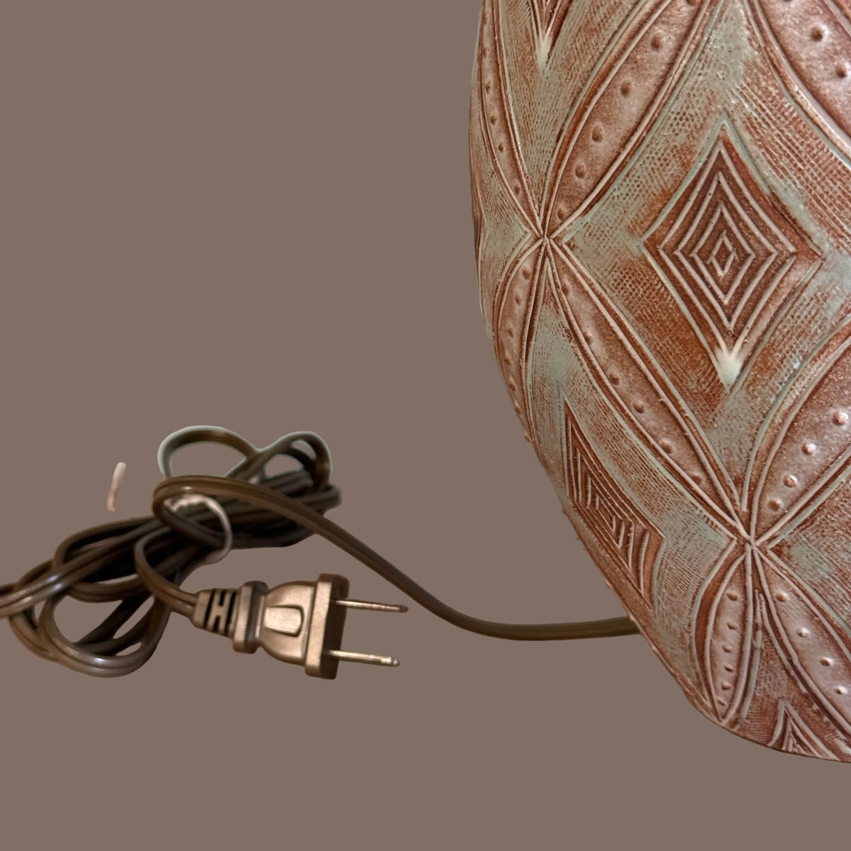Aqua Diamond Lamp