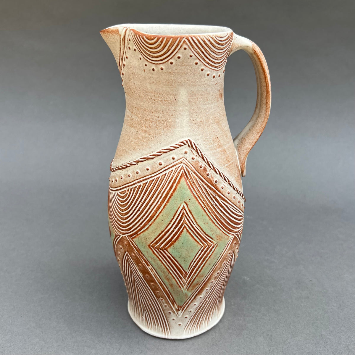 Coil Decorated Pitcher