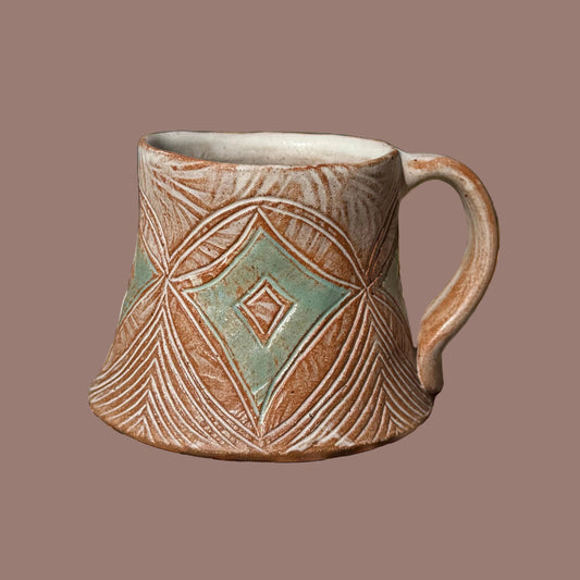 Carved Coffee Cup