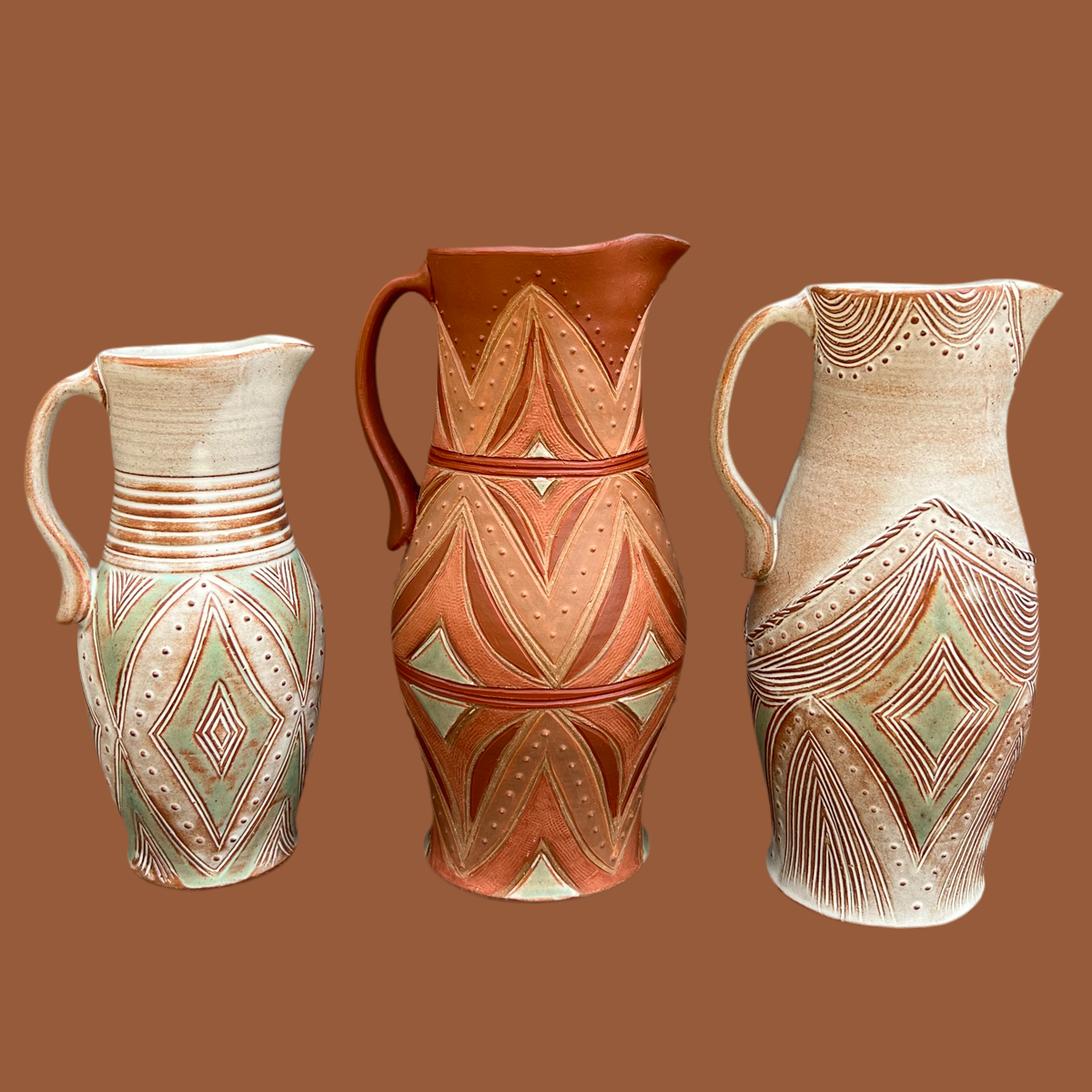 Coil Decorated Pitcher