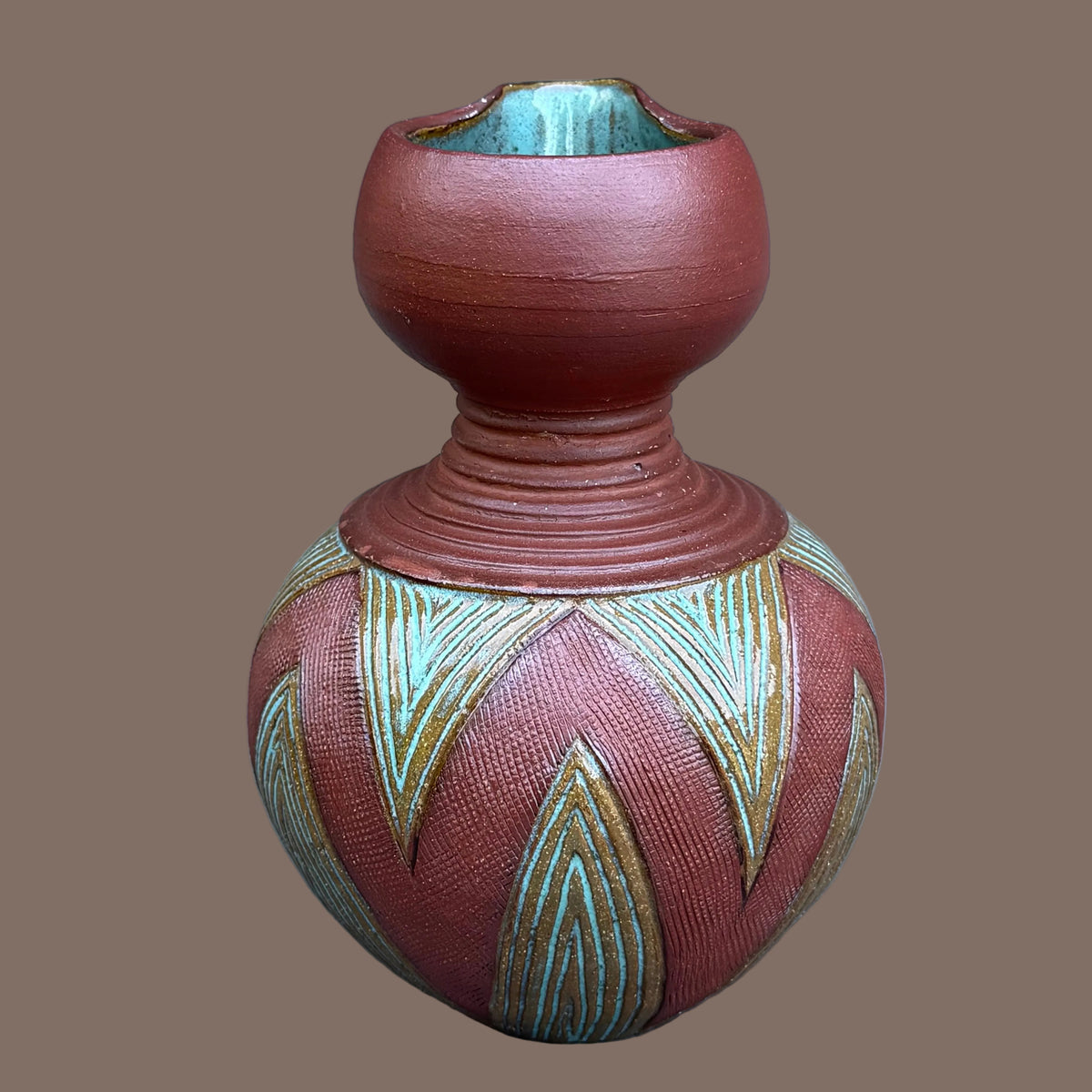 Earth Tone Nupe Jug